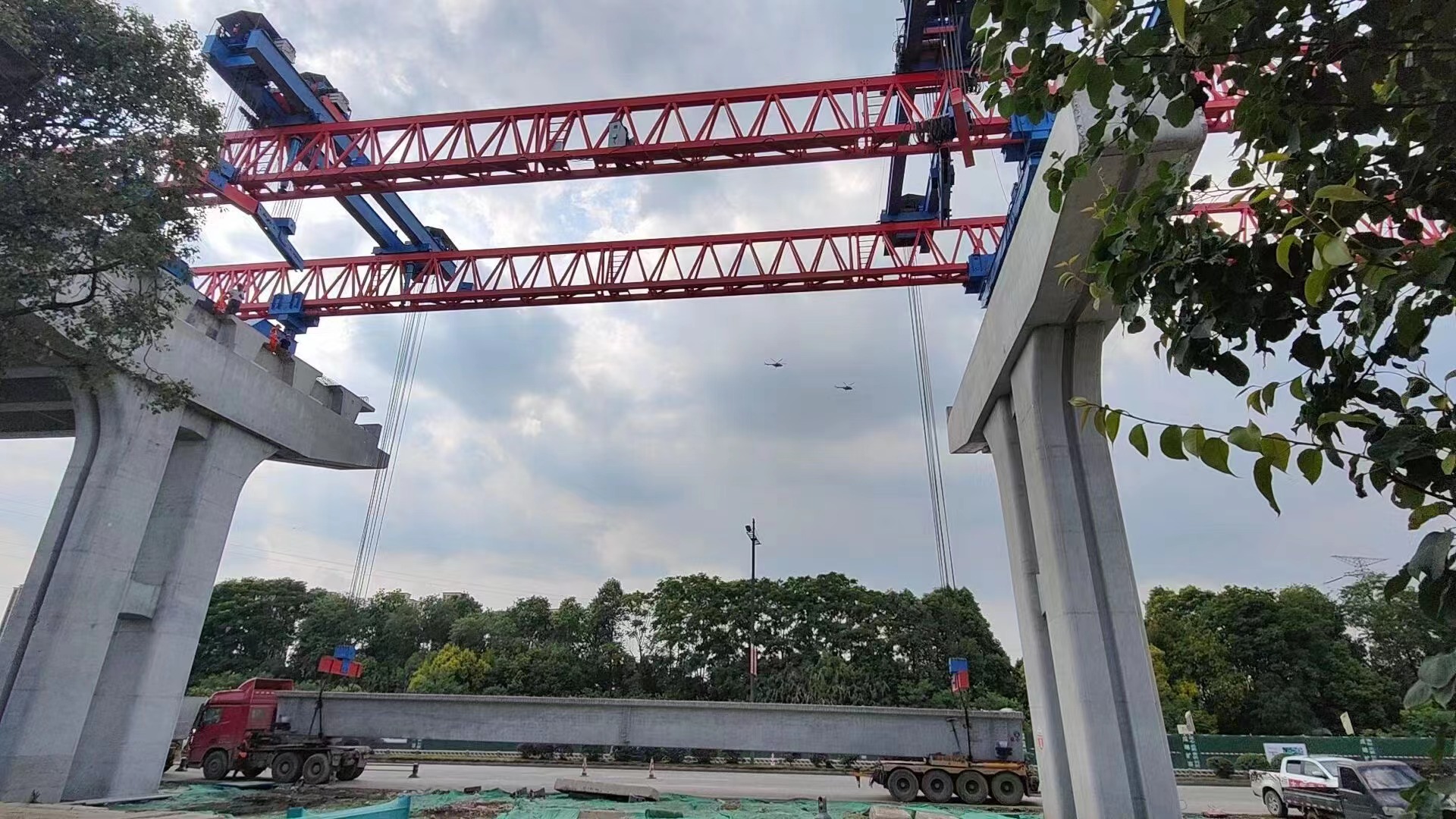 បើកដំណើរការឧបករណ៍ស្ទូច Girder gantry bangladesh case ១