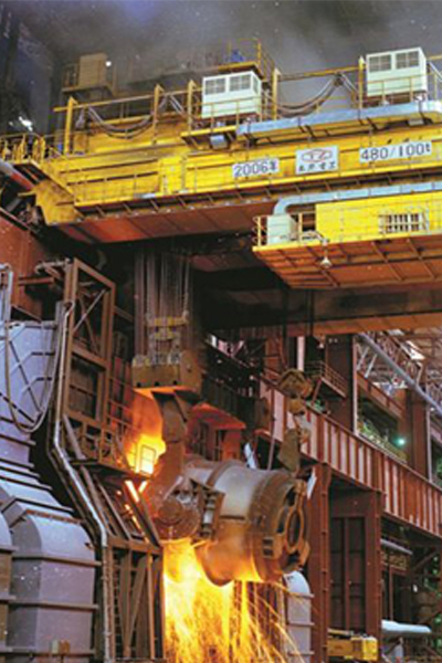 Metallurgy overhead crane