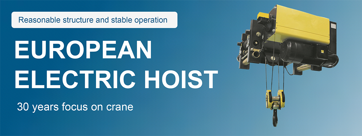 european electric hoist banner