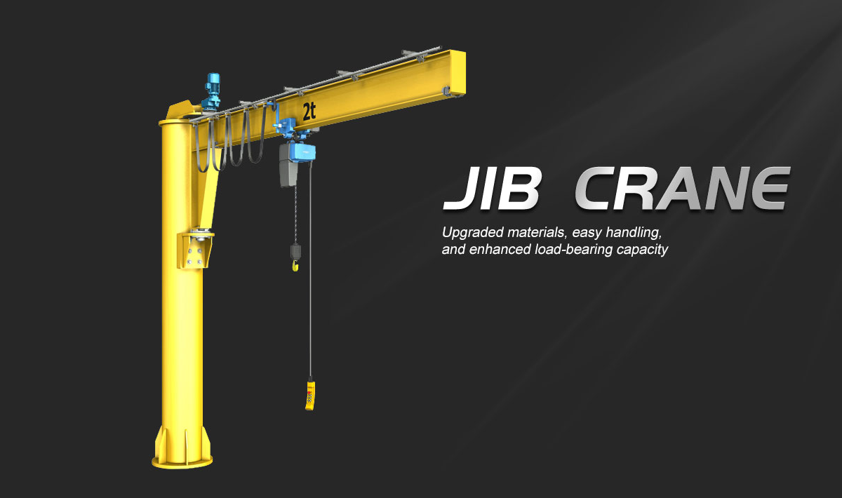 floor mounted electric jib crane
