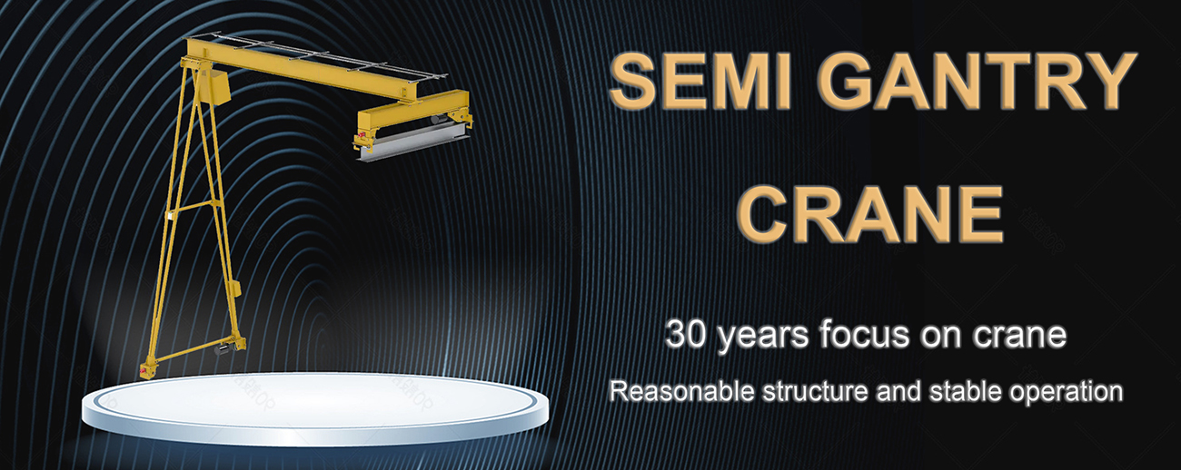 semi gantry crane banner