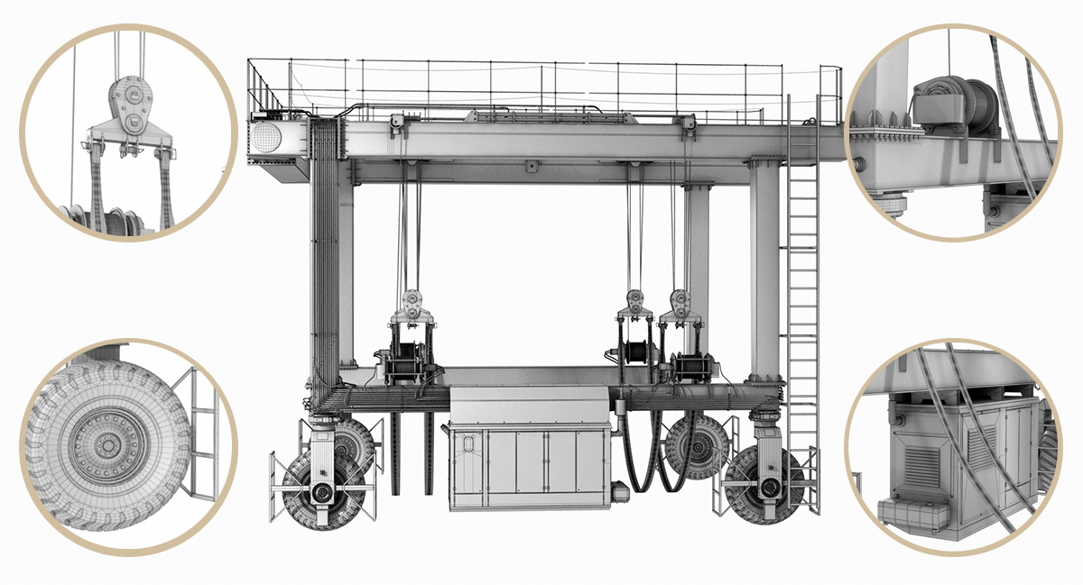 marine travel lift details