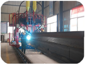 single girder gantry crane steel structure