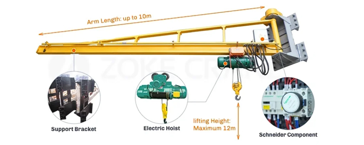 wall mounted jib crane