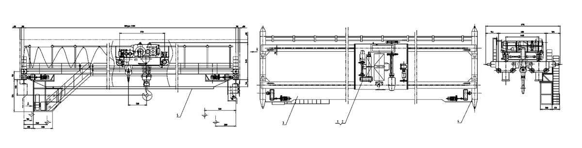 Metallurgical Crane drawing